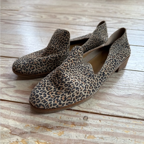 Lucky brand Leopard Print Women's Loafers size 8.5 - Picture 1 of 2